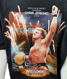 Men's WrestleMania XXVI World Heavyweight Champion Chris Jericho Black Shirt 3XL