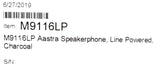 Aastra AD35-0904 Speakerphone M9116LP 4T7903 A1259-0000-10-05 9116 E152985