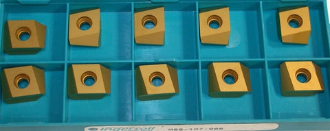 Lot of 10 New Ingersoll Carbide Tin Coated Milling Inserts LSE424R01 IN6530