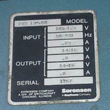 Sorensen  PTM 15-.8D-1  DC Power Supply 14-16 VDC VDC 0.8  Amp