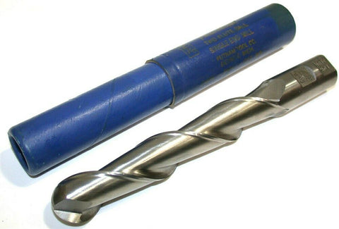 New Putnam 2-Flute HSS 7/8" Ball End Mill 7 1/4" OAL APR-87 - 32 available