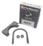 PartsMaster 510134 Exhaust Clamp Muffler Clamp 1-3/4" 45mm 5/16" U-Bolt Std Duty