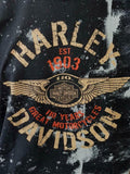Harley Davidson Motorcycle Men's EST. 1903 110 Years Black/Gray Shirt Size Large