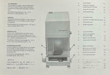 Sartorius Model 2432, 2434, 2442, 2462, 2480 Balance Instruction Manual