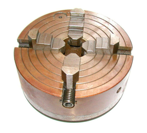 Unbranded 4-Jaw Chuck 10" Through Hole 6-Stud Bolt On Type