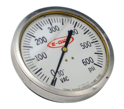 Span Instrument Span Instruments BUNA-N KEM-X/SUBZ-II Liquid Filled Pressure Gauge 0-6