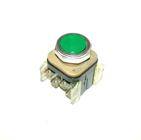 New Allen Bradley  800T-A1  Green Momentary Push Button  2 N.O. 2 N.C. Contacts