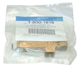 New Johnson Controls  T-800-1616  Brass Gage Adapter Tee Fitting 1/8 NPT