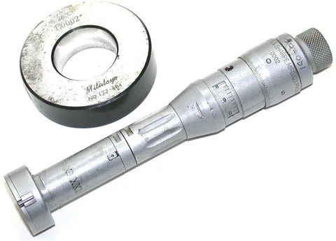 Brown & Sharpe Digital Bore .0002 Carbide Micrometers 1.000-1.200" w/Master