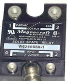 Magnecraft  W6240DSX-1  Solid State Relay 240 VAC 40 Amp Logic 3-32 VDC