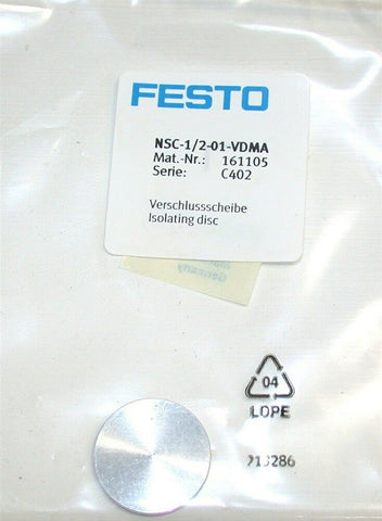 Up to 44 New Festo NSC-1/2-01-VDMA Isolating Discs 161105