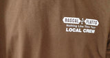 Alstyle Men's Rascal Flatts Nothing Like This Tour Local Crew Brown Shirt XL