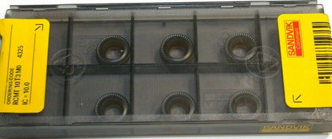 Lot of 8 New Sandvik CoroTurn 107 Turning Carbide Insert RCMT 10T3M0 4325