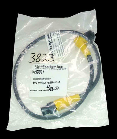 New Brad Harrison IFM Efector  US3WRS0.5M/W93017  Cordset Cable