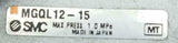 SMC MGQL12-15 Compact Pneumatic Cylinder 1.0MPa Max
