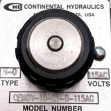 Continental CEMDV-10-01-0-115AC Solenoid Valve 115 VAC