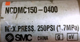 SMC NCDMC150-0400 Double Acting Pneumatic Air Cylinder 250 PSI Max