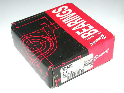 BRAND NEW IN BOX BROWNING 3/4" SET SCREW BEARING VF2S-112 (5 AVAILABLE)
