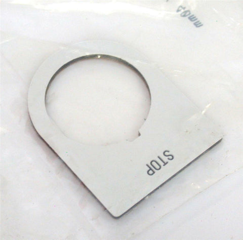 BRAND NEW ALLEN BRADLEY AB LEGEND PLATE STOP MODEL 800E-34WE212 (4 AVAIL.)