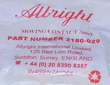 New Albright  2180-029  Forklift Fixed Contact Kit