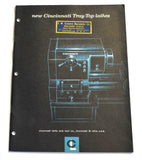 CINCINNATI T-130 TRAY-TOP LATHES BROCHURE