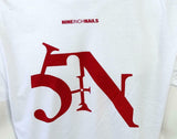 Tultex Men's Nine Inch Nails Graphic White Short Sleeve Shirt Size Large