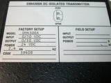 WILKERSON ISOLATED DC TRANSMITTER MODEL DM4300A