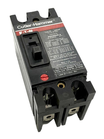 Eaton Cutler-Hammer FS240020A 3-Pole Circuit Breaker 20A 480VAC