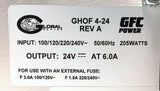 GFC Power GHOF 4-24 Power Supply 24 Volts @ 6.0 Amps (2 Available)