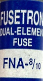 Lot of (4) Fusetron FNA-8/10 Dual Element Time Delay Fuse 0.8A 250VAC