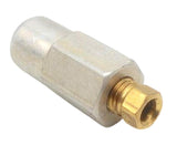 Lot of (2) Lincoln Industrial 82617 1/8" Snap-On Coupler Straight Tube Connector