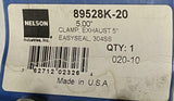 Nelson 89528K-20 Easy Seal Stainless Steel Exhaust Clamp 5"