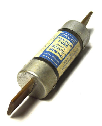 LITTELFUSE NLN110 ONE-TIME FUSE 250 VAC MAX.