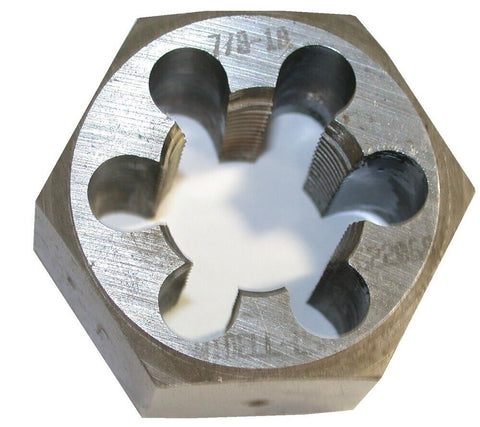 Widell Hex Rethreading Die for 7/8"-18 Thread Made in the USA New
