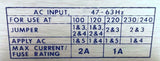 International Power IHD24-4.8 Power Supply 24 VDC @ 4.8 Amps