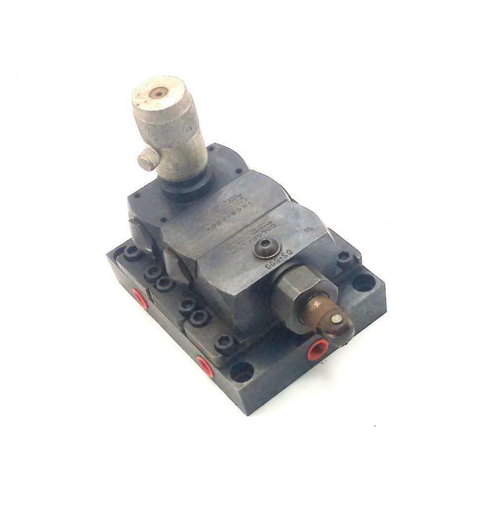 Manatrol Colorflow DS-600 XCS-600 MP-603 Flow Control Valves W/Manifol