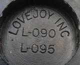 Lot of (2) Lovejoy L-090L-095 Flexible Rubber Spider Insert For L-Jaw Coupling