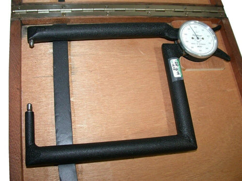 DYER QUICKTEST SCHNELLTASTER 3" TO 4" DIAL CALIPER W/ CASE NR377K CALIBRATED