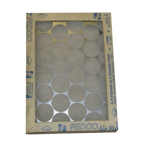 NEW SET OF 4 FEDCO DISPOSABLE AIR FILTERS 7 3/8 X 10 1/4 X 7/8