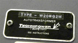 Technipower W20HG2M Variac Autotransformer 0-280V Output
