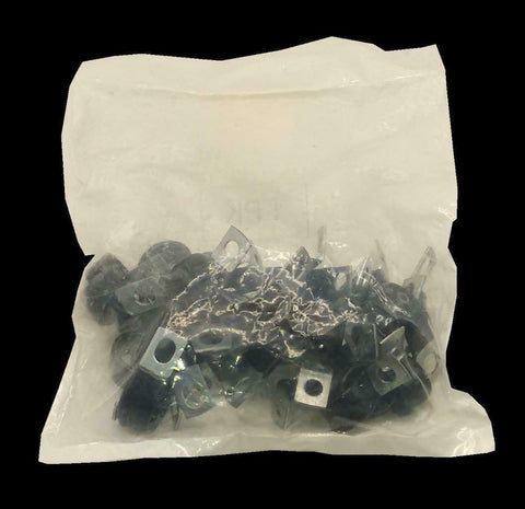 New Pack of 25 Unbranded  COV1109Z1  Vinyl Coated Cable Clamps 5/8"