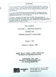 Dranetz TM115000-G1 Model 658 Power Quality Analyzer Service Manual Vol. 2