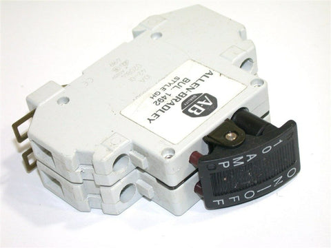 UP TO 18 ALLEN BRADLEY 10AMP 2POLE 125VAC/65VDC CIRCUIT BREAKERS 1492-GHD100F