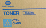 Genuine Konica Minolta TN514C Cyan Toner Cartridge A9E8430