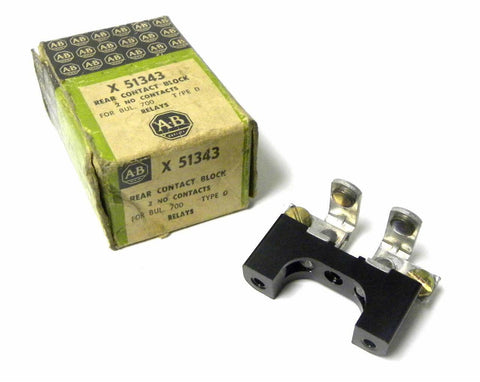 NEW ALLEN BRADLEY AB CONTACT BLOCK REAR 700 CONTACTOR MODEL X-51343