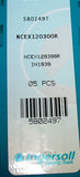 Lot of 10 New Ingersoll Profile Carbide Milling Inserts NCEX120300R IN03