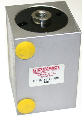 UP TO 2 NEW COMPACT AIR 1 1/2" STROKE PANCAKE PNEUMATIC CYLINDERS BFH158X112-PP3