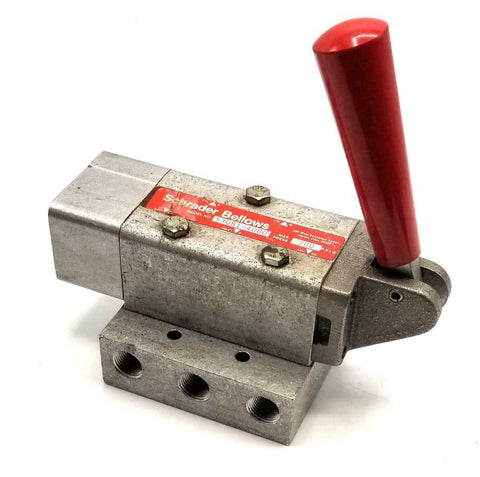 Schrader Bellows 53081-4000 Pneumatic Valve W/ Lever and Manifold
