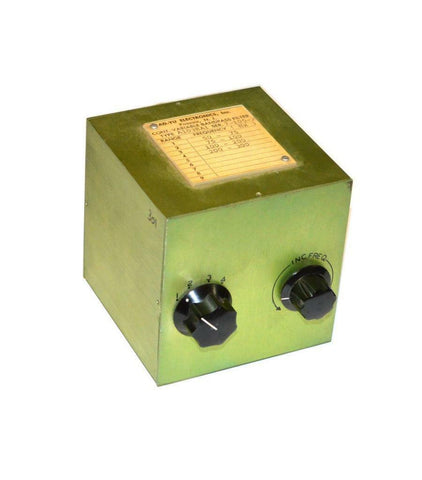 AD-YU ELECTRONICS INC. A103EA1 CONT. VARIABLE BANDPASS FILTER 4 RANGE BANDS
