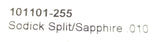 Sodick 101101-255 Split / Sapphire Wire Guide 0.10mm